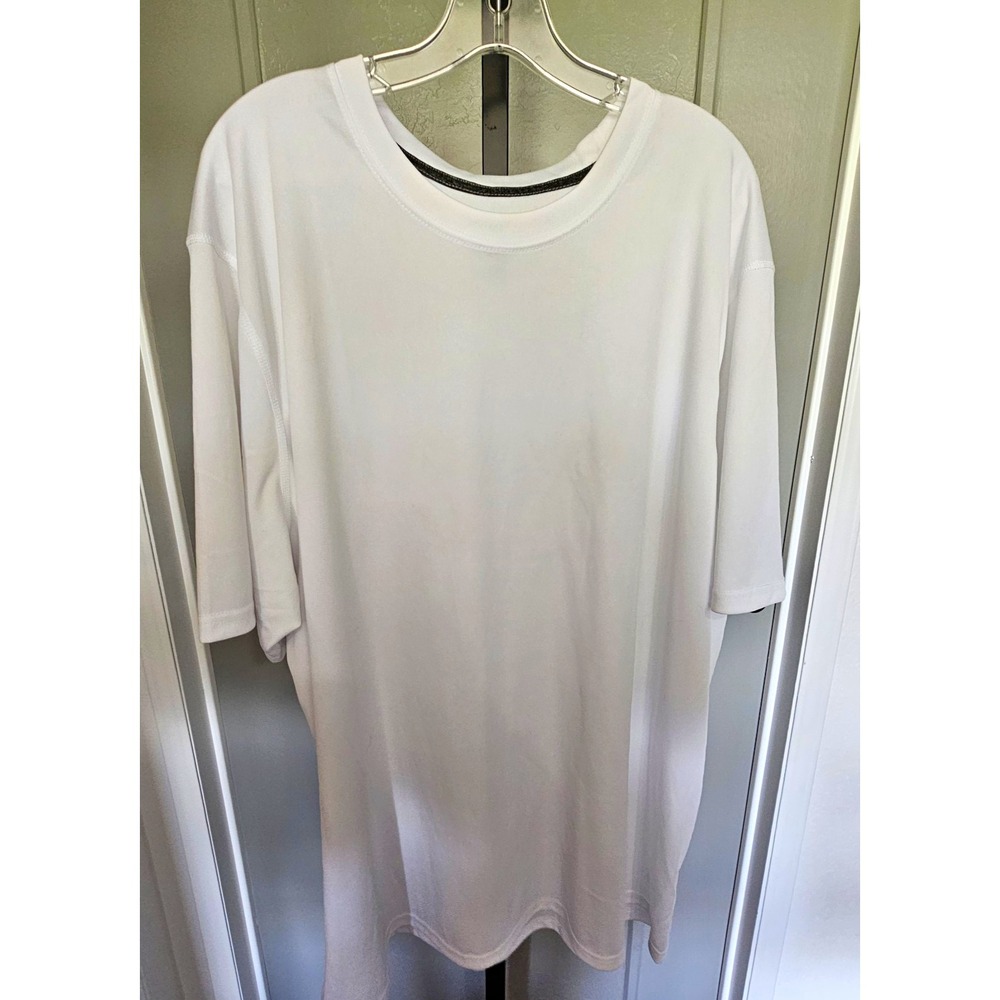 Energy Zone Men's XXL White Long Sleeve Performance Shirt Athletic Base Layer